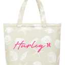 Hurley Canvas Beach Tote Bag (Large, Rattan)