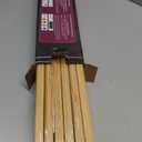 VaeFae Adjustable Bamboo Drawer Dividers, Expandable Drawer Organizer for Kitchen, Bedroom, Bathroom, Dresser and Office, 6-Pack (2.4"High, 16.6-21.8"Long, 6Pack)