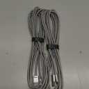 Basesailor for iPhone 17 16 Pro Max Charger Cord,USB to USB C Cable,Type C Charging Power Cord for Apple 17e 15 iPad 10 Air 4 5,Samsung Galaxy S26 S25 S24 S23,Silver,2Pack 10FT(3M)