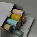Breling 12 Rolls 47.2" x 12 ft Colored Bulletin Board Paper, Bright Color