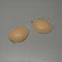 Strapless Sticky Adhesive Bra Invisible Push up Reusable Silicone Off Backless Viscous for Women Dress (Beige)