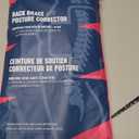 Fit Geno Posture Corrector for Women and Men - Adjustable Back Brace & Straightener for Scoliosis Hunchback Correction Back Pain Spine Corrector Back Support and Posture Trainer Large/X-Large (Black)