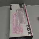 YUNZII X98 QMK/VIA Wireless Mechanical Gaming Keyboard with Knob,Tri-Mode BT5.0/USB-C/2.4GHz Hot Swappable Keyboard,Pre-lubed Switches Gasket Mount RGB Backlit for Wins/Mac (White, Snow Switch)