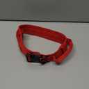 Tactical Dog Collar, Adjustable Military Training Nylon Dog Collar with Control Handle and Heavy Quick-Release Metal Buckle for Small Medium Large Dogs, Red L (Large :Width 1.5",Neck 17-20.5")