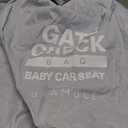 Bramble Infant Car Seat Travel Bag for Airplane - Waterproof Car Seat Cover for Airplane Travel 34" - Booster Seat Travel Bag Carseat Carrier for Airport (Grey)