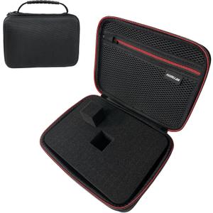 Fuimlar EVA hard case with foam, 8.5 x 6.5 x 3.75 inch hard digital case EVA shockproof outdoor case, suitable for storage of sports cameras, digital products, pistols, electronic instruments, etc.