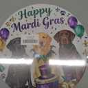 Mardi Gras Door Decorations,Mardi Gras Door Hanger,Masquerade Decorations,Carnival Dog Decor,Dog Lover Gifts,New Orleans Brazi Carnival Wooden Wall Decor for Home Office Garden Party