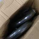 4 Pack Replacement Wheelchair Wheels, 6 Inch Solid Wheelchair Front Wheel Walker Caster Wheel Hub for Wheelchairs, Rollators, Walkers