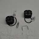 LED Driving Fog Lights, 3 Inch 40W DC 12V/24V Waterproof Amber + White LED Fog Light Pod Light Offroad Driving Light Work Auxiliary Light Bumper Light for Car Truck ATV UTV Motorcycle