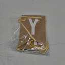 Meanplan 124 Pcs DIY Letter Banner Glitter Customizable Banner Reusable Happy Birthday Party Decor Including 110 Letters and Numbers 5 Rope for Men Women Bunting Shower Birthday Party(Gold)