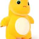 Nailong Dinosaur Stuffed Animal,9 Cute Yellow Dinosaur Plush Soft Dino Stuffed Animals Dino Plushie Toys for Boys Girls Kids Baby Toddlers Angry