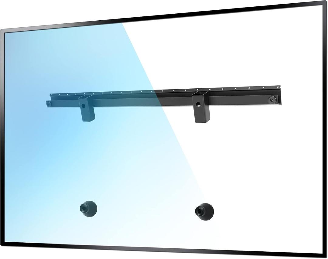 No Stud TV Wall Mount, No Drill TV Mount for 32-75 in, Drywall Studless TVs Bracket with Clear Instructions, Sturdy Low Profile TVs Hanger All Hardware Included