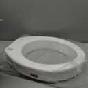 Carex Toilet Seat Riser, Elongated Raised Toilet Seat Adds 3.5 inches to Toilet Height, for Assistance Bending or Sitting, 300 Pound Weight Capacity Toilet Riser