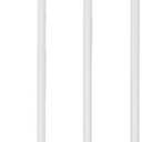 Toddleroo StepSafe Auto-Close Baby Gate 3-Bar Extension; 8" Wide, White