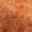 EXQ Home Fall Throw Blanket for Couch or Bed - 3D Imitation Turtle Shell Jacquard Decorative Fleece Blankets - Cozy Soft Fuzzy Flannel Blanket Suitable for All Seasons(50"60",Orange)