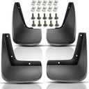 YHTAUTO Mud Flaps Splash Guards Replacement for Chevrolet Equinox 2010-2017, with Fender Flares, Mudguards Mudflaps Accessories for Cars Wheel Protector with Hardware Kit, Front & Rear LH RH, 4Pcs Set
