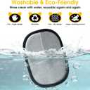 Pet Hair Removal Glove for Dogs & Cats;Upgraded Thickened with Static Technology Reusable for Carpets Clothes Sofas Bedding & More
