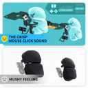 eXtremeRate Strong Version Whole Clicky Kit for PS5 Controller BDM-030 Shoulder Face Dpad Buttons, Custom Micro Switch L2R2 Face Buttons Clicky Kit and Tactile L1R1 Keys Mouse Click for PS5 Controller