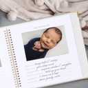 Keepsake Baby Memory Book for Boys and Girls Timeless First 5 Year Baby Book With Photoslots Cute Journal Scrapbook or Photo Album - Record a Milestone for Every Event from Birth to Age 5