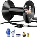 MEKOH Heavy-Duty Pressure Washer Hose Reel 100ftx3/8” / 130ftx1/4”, 4000PSI