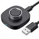 Compatible with Oura Ring Gen 4 Charger - Size 7 - Fast and Safe Charging Dock with USB-C Cable - Essential for Oura Ring 4 UsersBlack