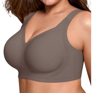 LetsJoli Jelly Bras for Women No Underwire Plus Size Push Up Supportive