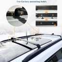 Snailfly Roof Rack Cross Bars Fit for 2019-2026 Chevy Blazer with Side Rails (Not for EV), Easy Install Aluminum Crossbars Cargo Carrier, 220 lbs Rooftop Accessories for Bike Kayak Skis Luggage