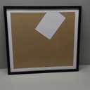 Mxtallup 20x22 Picture Frames Solid wood,Display Pictures 18x20 Inch With Mat or 20x22 Inch Without Mat, Poster Frames 18x20 in Photo Frames Wood Black (T22B2022W1820)