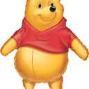 Anagram International 833501 Big As Life Pooh Shape Balloon Pack, 29"