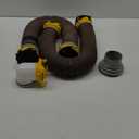 Camco 39625 Revolution 20' Sewer Hose Kit with 360 Degree Swivel Fittings and 4-in1 Elbow Adapter, Ready to Use Kit with Hose and Adapter