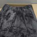 YIYEA Faux Fur Queen Size Comforter Set, Luxury Ultra Soft Fluffy Comforter, Plush Fuzzy Bedding Comforter Sets for Fall Winter, Cozy Warmth, No Shedding, 3PC, Queen, Dark Grey