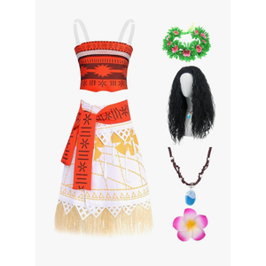 Adult Princess Costume Women Princess Dress Up Birthday Party Outfits Cute Costume Set for Halloween Ocean Theme Party Small