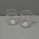 2 Pack Double Walled Glass Coffee Mugs with Handles, Large Insulated Layer Coffee Cups, 12oz Clear Borosilicate Mugs, Perfect for Cappuccino, Tea, Microwave Safe