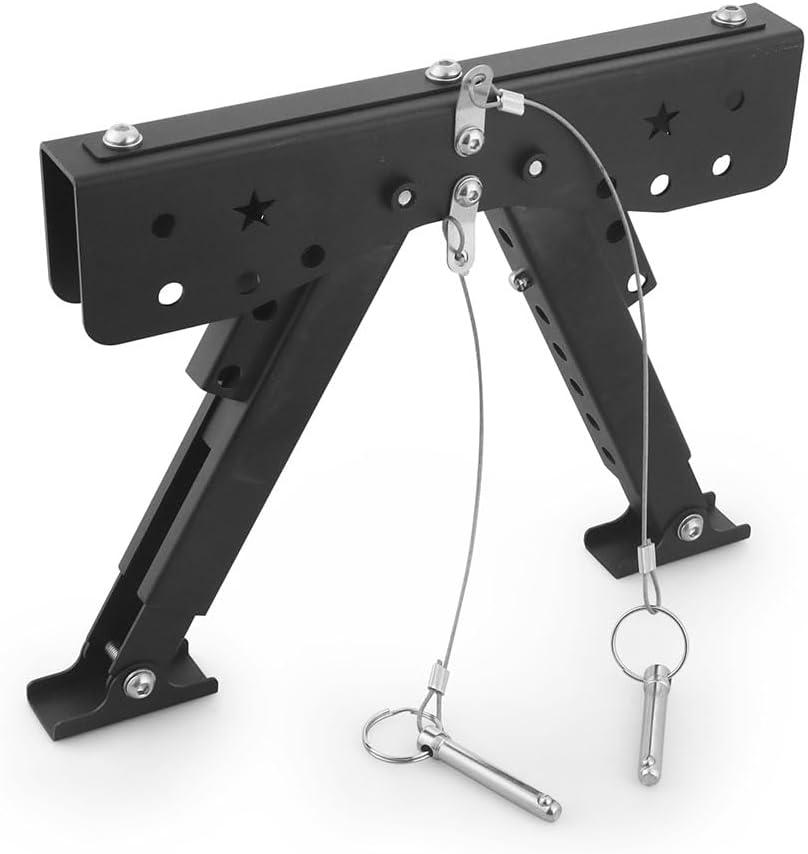 Adjustable 2.8" to 11.4" RV Step Stabilizer for 5th Wheels, Travel Trailers and Motorhomes, Powder Coated Steel for Durability and Rust ResistanceReduce Bouncing On Your RV Entryway Steps
