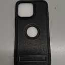 Leather Case for iPhone 16 Pro Max Case, Protective Slim with Kickstand Shockproof Phone Cases, Built-in Invisible Stand Compatible with iPhone 16 Pro Max 6.9'', Black