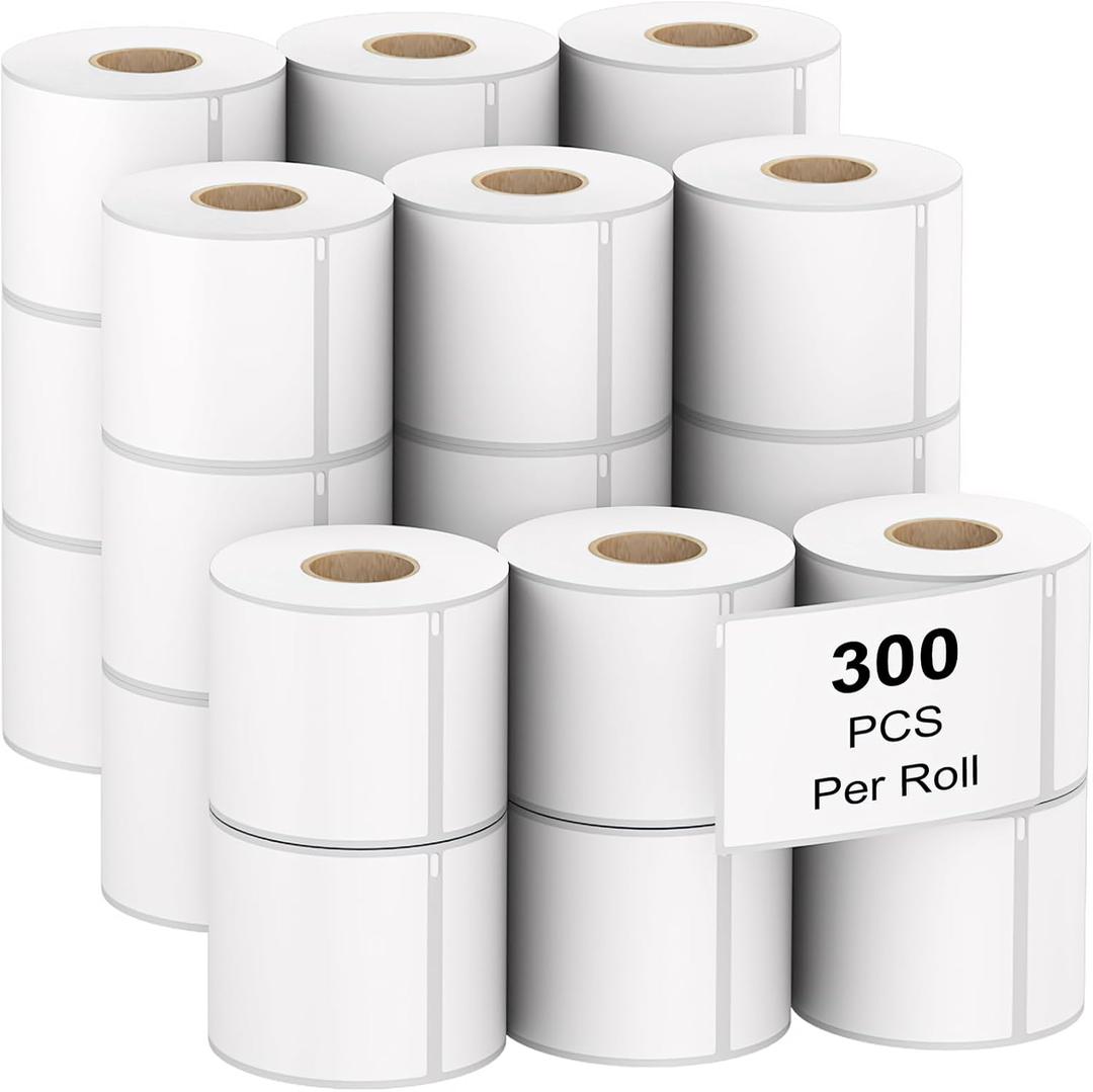7200 Pcs Replacement Compatible for Dymo 30256 2-5/16" X 4" Shipping LabelsNot for Dymo 550, 5XL, LabelChoice 24 Rolls Direct Thermal Label Used with Dy-mo Labelwriter 450,450 Turbo, 4XL