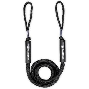 Premium Boat Bungee Dock Lines. Bungee Dock Line Stretches 6-9 ft. Absorbs Shock to Cleats, Docks, Pylons, and Anchors. Boat Ties to Dock. Reduces Pull on Your Boat Lines. Boat Rope That Stretches. (Black) Premium Boat Bungee Dock Lines. Bungee Dock Line Stretches 6-9 ft. Absorbs Shock to Cleats, Docks, Pylons, and Anchors. Boat Ties to Dock. Reduces Pull on Your Boat Lines. Boat Rope That Stretches. (Black)