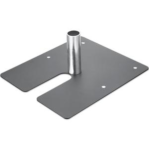 Zonon Pipe and Drape Base Plate 14 x 16 Inches Backdrop Stand Flat Brace Bracket with a Fixing Pin for Backdrops Trade Shows Events Booths and Bracket(1,2'' Diameter Fixing Pin)