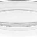 ELEMENT Set of 4 Glass Dinner Plates