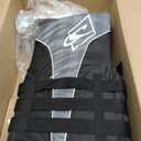 ONeill Mens SuperLite USCG Approved Life Vest Lightweight Mens Life Jacket for Boating, Wakeboarding, Waterskiing & Your Favorite Water Activities,/Black/Smoke:White,2XL