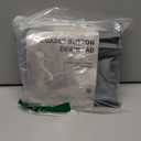 30" Silicone Faucet Mat for Kitchen Sink Splash Guard, Foldable Faucet Draining Pad, Large Sink Splash Guard with Snap Button Lock, Adjustable Countertop Protector Tray (Gray)