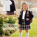 Girls Short Sleeve Shirts Kids Summer Crew Neck Tops Teen Cute Basic School Tees for 5-14 Years