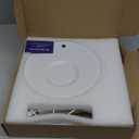 KIRKAS 10X Magnifying Glass with Light and Stand, 2-in-1 Stepless Dimmable LED Magnifying Lamp with Clamp, 3 Color Modes Lighted Magnifier Lens Swivel Arm Light for Reading, Craft, Close Works -White