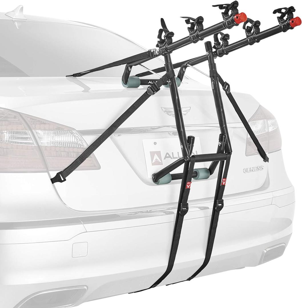 Allen Sports Deluxe Trunk Mount 3-Bike Carrier, Model 103DN-R, Black