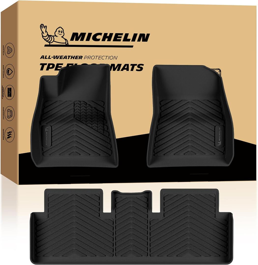 Michelin Vehicle Mats for 2017-2023 Tesla Model 3 (3 Piece)
