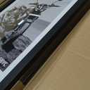 Black 13x19 Picture Frame - 3 Pack, Solid Wood Poster Frame, HD Tempered Glass, Room, Office, Gallery, Studio, and Hallway Decor - Wall Hanging