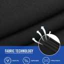 Maamgic Mens Running Shorts Workout 6" Marathon Lightweight Quick Dry Gym Shorts with Zip Pocket (Black), S