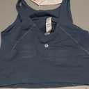 Colorfulkoala Dreamlux Womens Padded Sports Bra High Neck U-Back Yoga Running Workout Athletic Tank Top with Removable Cups, Dark Jasper, S 