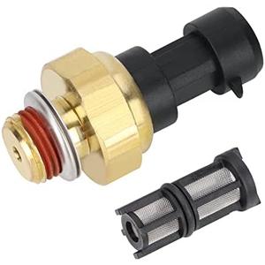 12677836 Oil Pressure Sensor with Filter Compatible with Chevy Silverado, Tahoe, Trailblazer, GMC Sierra, Yukon, Ca-dillac Escalade Buick Engine Oil Sending Unit D1846A OPS172 PS308 12556117 12559780