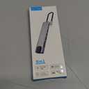 USB C Hub Multiport Adapter, 8 in 1 USBC Dongle with 4K HDMI, RJ45 Ethernet, 100W PD Charging, USB 3.0, SD/TF Card Reader, USB-C Docking Station for MacBook Pro/Air, Dell, HP and Other Type C Devices